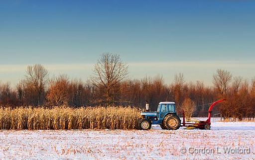 Tractor In A Field_03938.jpg - Photographed near Smiths Falls, Ontario, Canada.